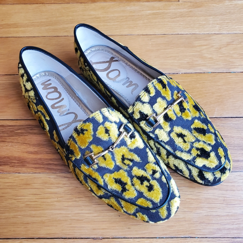 Sam Edelman Yellow and Black Loafers